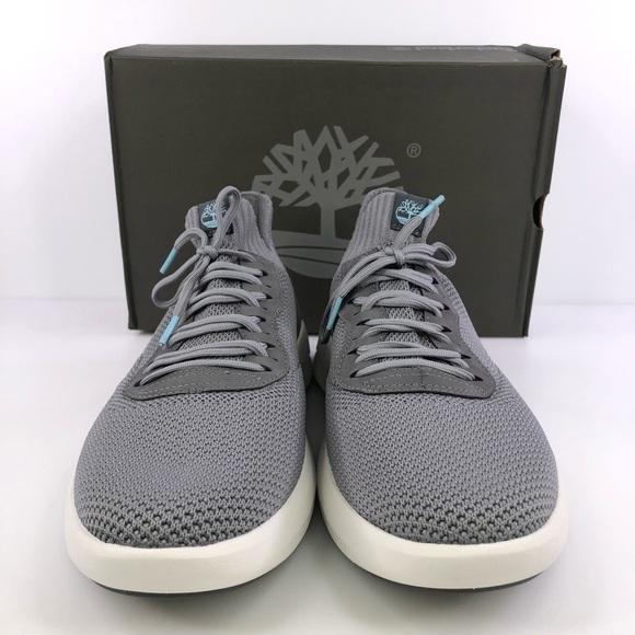 Timberland Broadstreet Ultra Medium Grey Knit Oxford Shoes - Picture 8 of 8